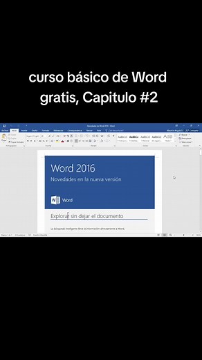 Funciones y características principales de Word 2016 para Windows