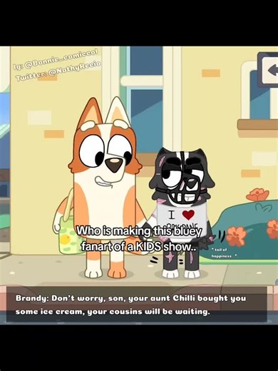 Exploring Baby's First Fandom: Bluey Fan Art