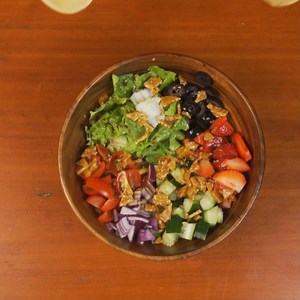 Create your own fresh garden salad using Baguio local fruits and pasalubong products! 🍓🥒Check out this video for your simple guide and all the ingredients here at SM City Baguio!! 👇 Get these featured products from: 📍 House of Yogurt, North Terrace 📍 Ron & Mar North Terrace 📍 SM Supermarket | SM City Baguio (official)