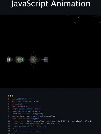 Orbs Animation Using JavaScript! #javascript #htmlcss #coding #webdevelopment #fyppppppppppppppppppppppp