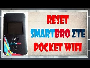 How to Reset Smart bro pocket Wi-Fi Password (ZTE MODEL)
