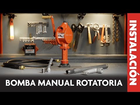 Serie FR100 de Fill-Rite - instalación de bomba manual rotatoria
