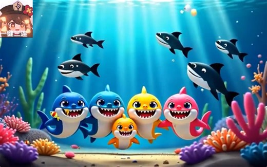 经典儿歌【BabyShark】英语早教 卡通益智教育视频