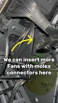 How to Install a PC Fan the RIGHT Way | Airflow Direction, Molex vs 3-Pin Explained #shorts #pc