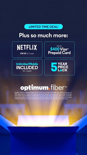 Go faster & get more with Optimum. Fiber plans now start at just $25/mo! | Optimum | Facebook