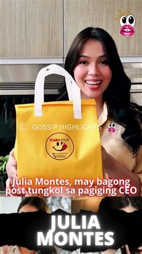 Julia Montes, may bagong post tungkol sa pagiging CEO