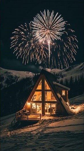 🎆 Cozy Bonfire Night Ambience 🔥 Crackling Fire, Fireworks & Relaxing ASMR | Perfect Fall Vibes