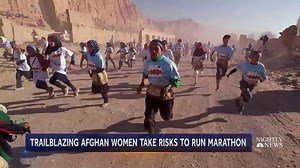 8.9K views · 207 reactions | Free to run! Under a brilliant blue sky, over 200 Afghan women and girls run alongside boys and men in the Bamyan marathon, a 6 mile mixed-gender race. | UNAMA News | Facebook