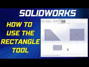 How to use the Rectangle Tool in SolidWorks - Solidworks Beginner's Tutorial