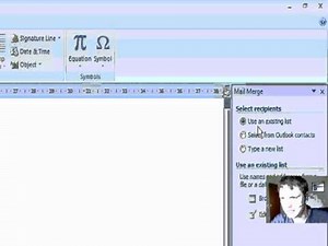 Using Mail Merge to email student's results