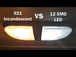 RV LED Light Replacement Cheap DIY for $25 – 12 SMD vs 921 Incandescent