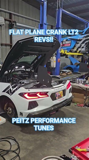 Fire Breathing Flat Plane Crank Twin Turbo LT2 Rips! #automobile #engine