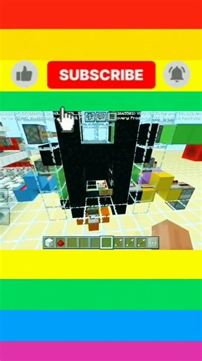 Built a Working Elevator in Minecraft 🛗🔥#minecraft #minecraftelevator