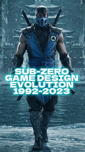 Sub-Zero Evolution 1992-2023 #subzero #mortalkombat #shorts #youtubeshorts #evolution