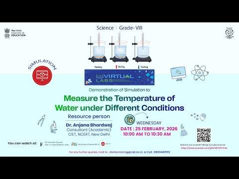 Demonstration of Simulation to Measure the Temperature of Water under Different Conditions
