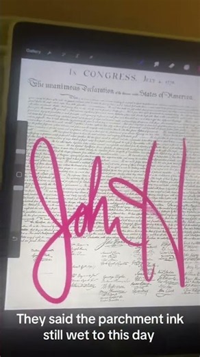 #john #hancock #declaration #declarationofindependence #ponyboy #sophie #foundingfathers #history