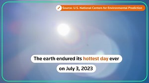 World registers hottest day ever recorded on July 3