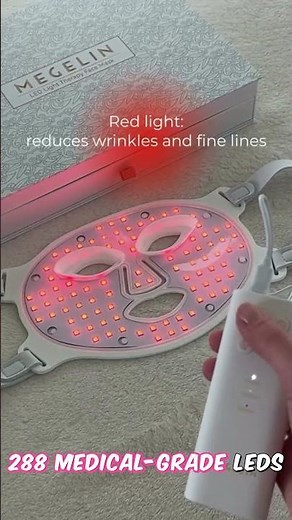 Megelin LED Red Light Therapy Face Mask