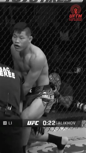 Always brings the fight 🇨🇳🔥Happy birthday Leech. #LiJingliang #UFC #MMA #Warrior #FightNight