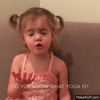 Mila On Yoga on Make a GIF