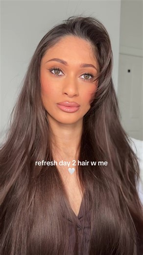 refresh day 2 hair w me using @Kérastase @Living Proof, Inc. #hairgoals #silkyhair #longhair #hairtok #hairtips