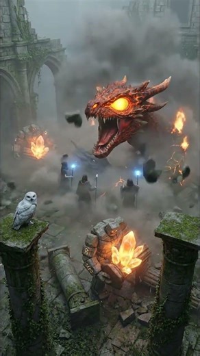 We woke up a 1,000-year-old Dragon! (Statue Transformation)