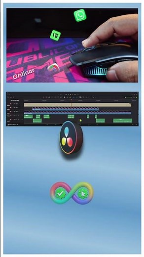 3D Hologram Logo Animation Process | DaVinci Resolve Shorts #davinci_resolve