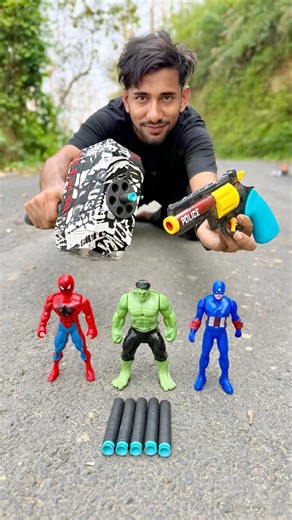 Chuto Pistol Gun Vs Thor Hammer Toy Gun Unboxing & Super Hero’s Shoot 😅🔥