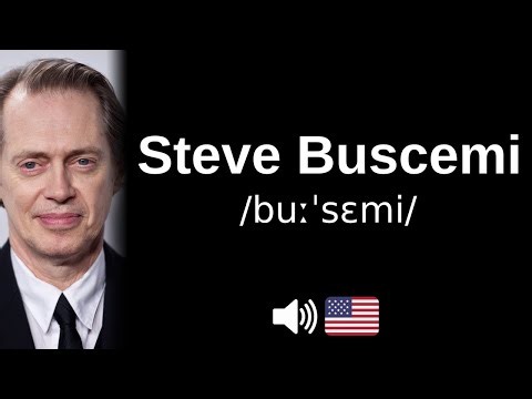 How to pronounce Steve Buscemi (CORRECTLY!)