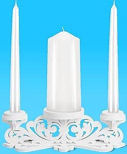 Unity Candle Holders for Weddings - Wedding Unity Candle Stand - Unity Candles for Wedding Ceremony Set