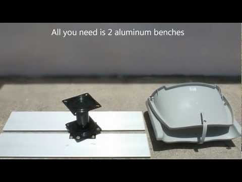 DIY Swivel Fishing Seat Module For Inflatable Kayaks and KaBoats