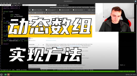 【中文字幕】 C 数据结构｜具有动态内存的 ArrayList