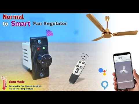 Make Your Normal Fan to Smart Fan | Normal Fan Regulator to Smart Fan Regulator