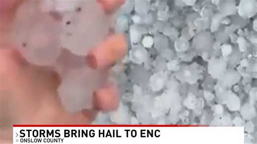 ENC WEATHER: This morning we're taking a look at the video some of you sent us yesterday during the severe weather! This video and the following pictures were sent in by Savannah Huffman in Onslow County. | WCTI News 12