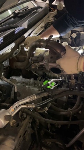 Exhaust Gas Recirculation (EGR) Removal. L5P Duramax EGR Removal. #mechanic #chevy #fyp #shorts