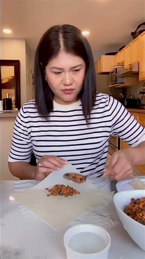 Making 60 Crispy Spring Rolls for My Kids Lunch