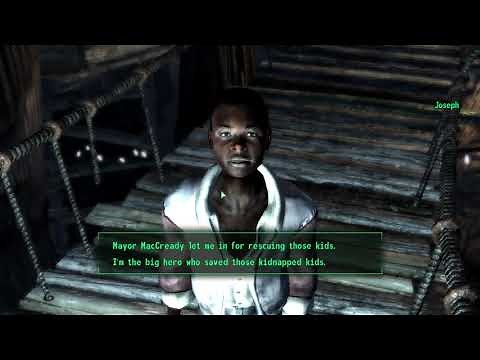 Fallout 3 Walkthrough Gameplay - Scientific pursuits - Entering Vault 87 through Lamplight Caverns