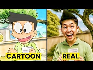 Doraemon Cartoon CHARACTERS In Real Life!