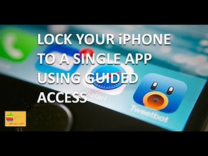 How to lock your phone to a single app using guided access