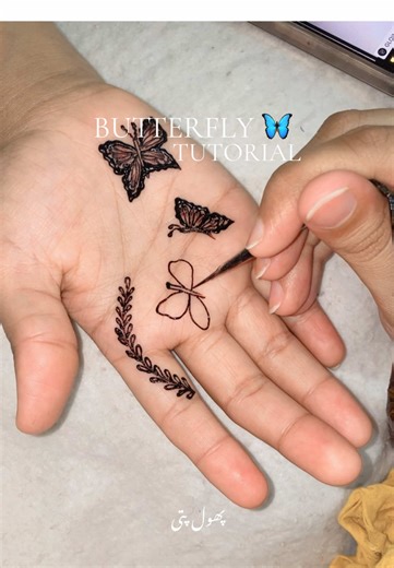 Most Requested tutorial video 🫶🏻🦋🌸#foryoupage #fyp #mehndidesign #hennadesign #eidmehndi