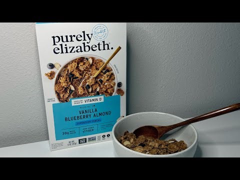 ASMR | Crunchy Blueberry Vanilla Cereal (Eating & Mouth Sounds)