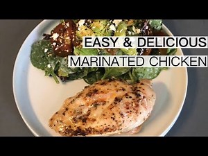 EASY AND DELICIOUS LEMON MARINATED CHICKEN BREAST RECIPE | HOW TO COOK A CHICKEN BREAST OVEN BAKED