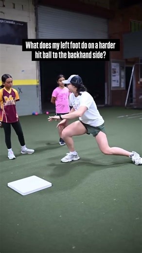 Stays in place or provides a punch step so I can move back- definitely does not step forward!