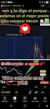 ven y te digo el porque estamos en el mejor precio para comprar bitcoin ‪@eltiocrypto‬ #bitcoin#fe
