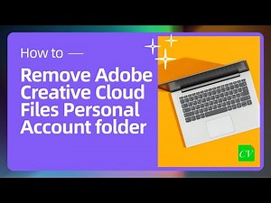 How to delete the Adobe Creative Cloud synchronization folder in Windows 11