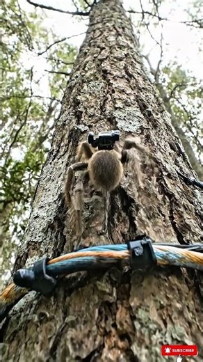 POV: Huntsman Spider 🕷️ | Real Spider Vision with Camera #SpiderPOV #HuntsmanSpider #NatureShorts