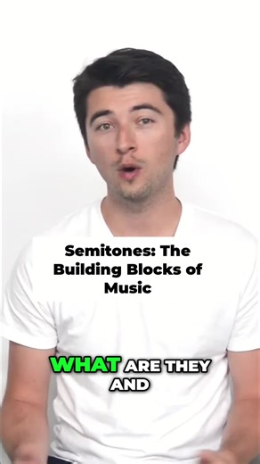Semitones: two notes right next to each other on the piano. Building blocks for scales, intervals, & tuning. #MusicTheory #PianoLessons #MusicEducation #LearnMusic