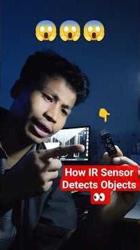 How IR Sensor Detects Objects 👀 #shorts