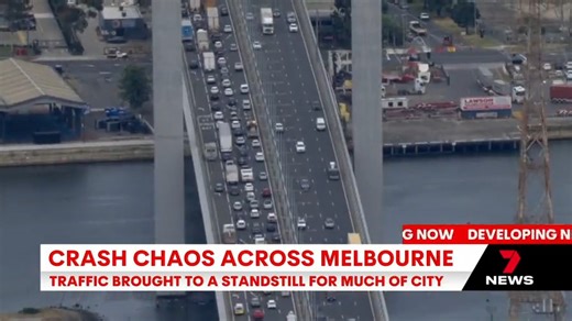 DEVELOPING: Four separate crosses on major roads across Melbourne are causing peak hour chaos this afternoon. #7NEWS at 6pm. | 7NEWS Melbourne