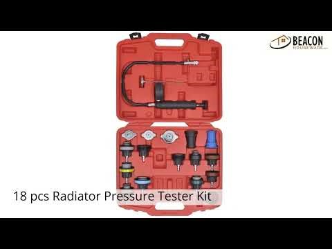 18 pcs Radiator Pressure Tester Kit